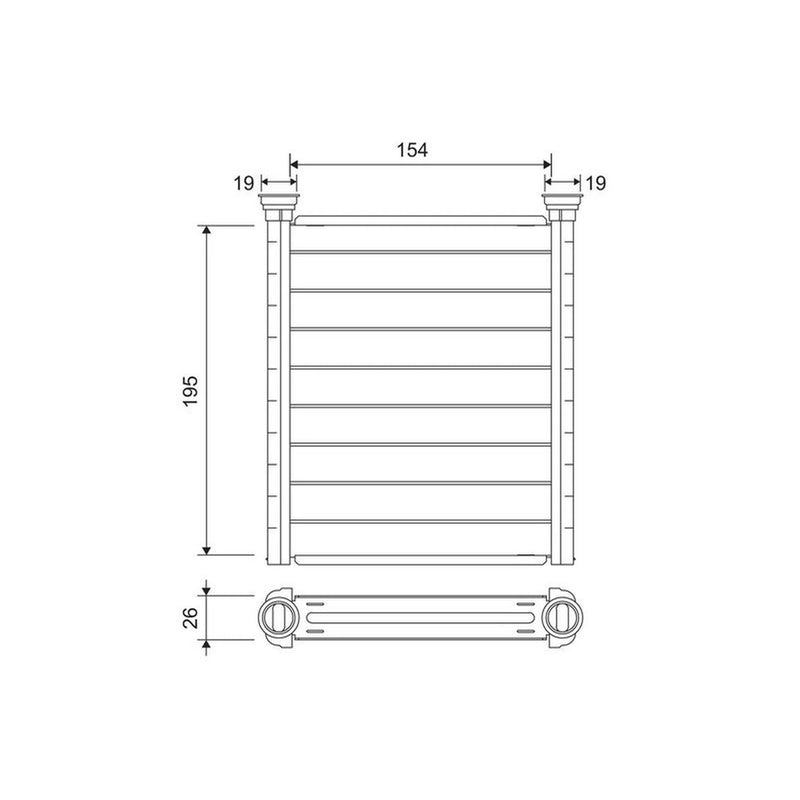 Valeo Heater Matrix Core Heat Exchanger 811641
