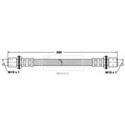 Borg & Beck Brake Hydraulic Hose Line Front Right BBH6472