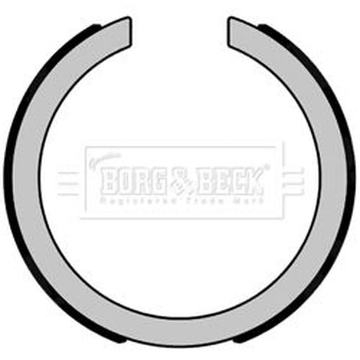 Borg & Beck Parking Brake Shoe Set BBS6486