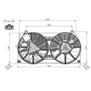 NRF Engine Cooling Fan 47940