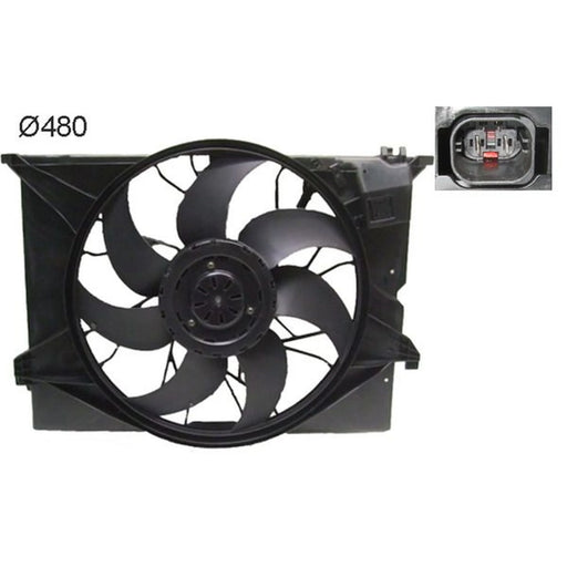 Mahle Engine Cooling Fan CFF 486 000S