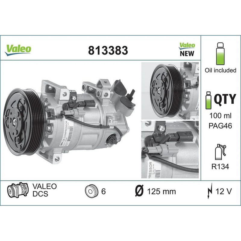 Valeo Air Conditioning Compressor 813383