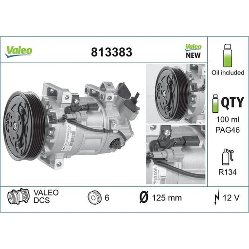 Valeo Air Conditioning Compressor 813383