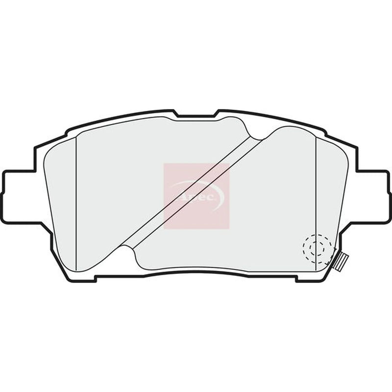 Apec Front Brake Pad Set PAD1116