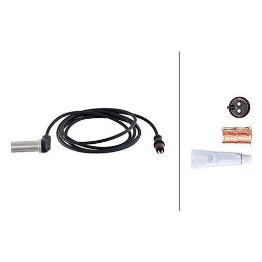 Hella ABS Wheel Speed Sensor Rear 6PU 230 048-651