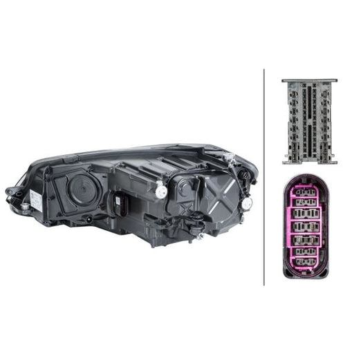 Hella Headlight Headlamp LED Right 1LX 013 924-721