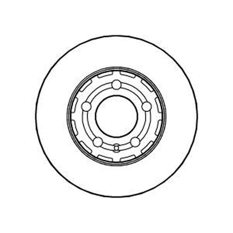 Abtex 2 x Vented Front Brake Discs BD592V-x2