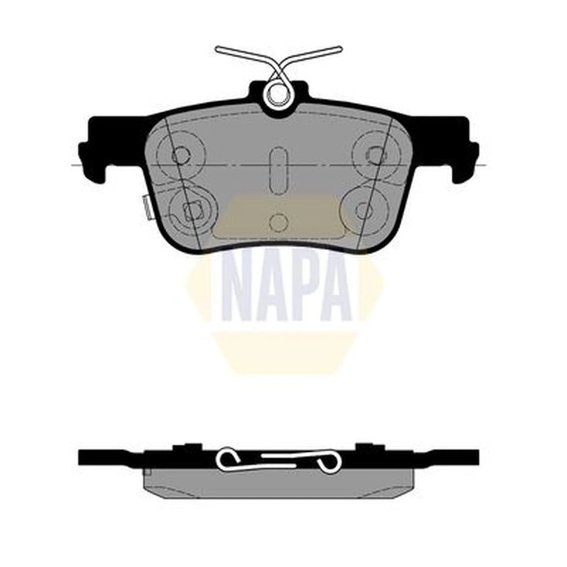 NAPA Rear Brake Pad Set NBP1986