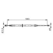 Bosch Handbrake Cable Right Rear 1 987 482 302