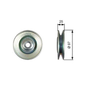 Gates V-Belt Deflection Pulley/Guide Pulley OD I T36615