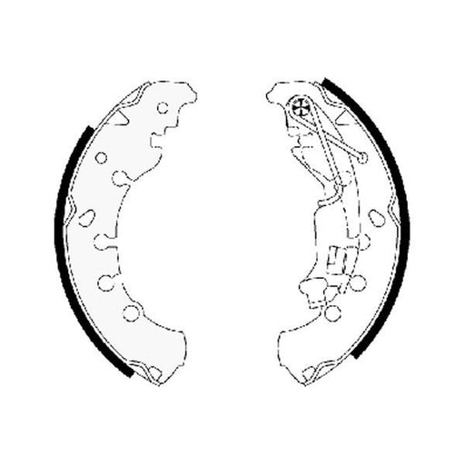 Mintex Brake Shoe Set Axle Kit MFR565