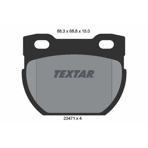 Textar Rear Brake Pad Set 2347101