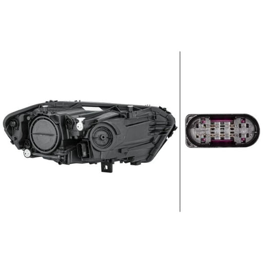 Hella Headlight Headlamp H7/H7 Left 1LG 015 091-031