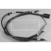 Borg & Beck Handbrake Cable Right Rear BKB6002