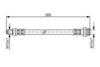Bosch Brake Hydraulic Hose Line 1987481018