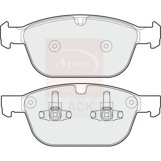 Apec Front Brake Pad Set PAD1719B