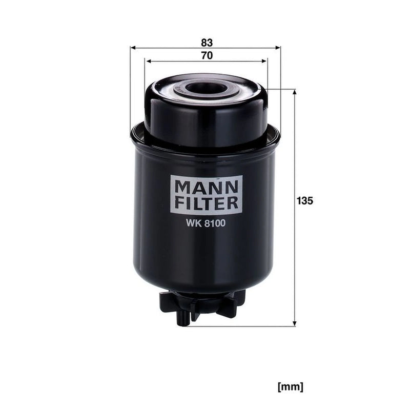 MANN-FILTER Fuel Filter Element WK 8100