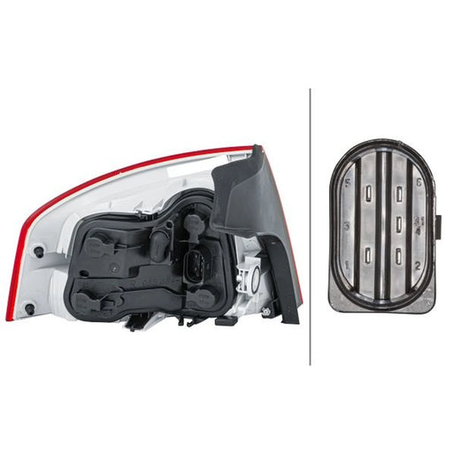 Hella Tail Light / Lamp P21W Right 2VP 965 037-061