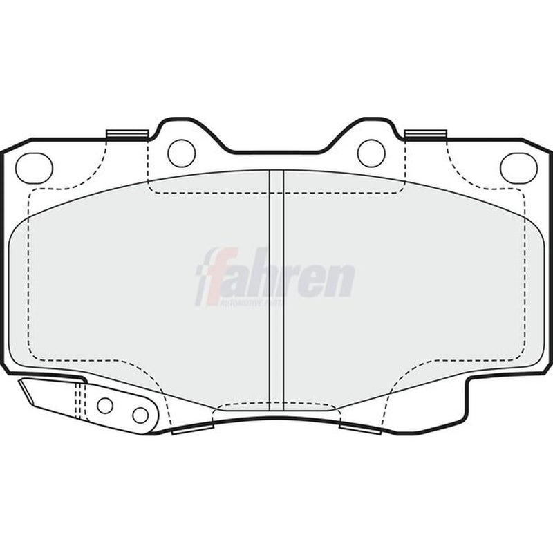Fahren Front Brake Pad Set fits Toyota Hilux Vigo VII Pickup 2004-2015 2.5 3.0