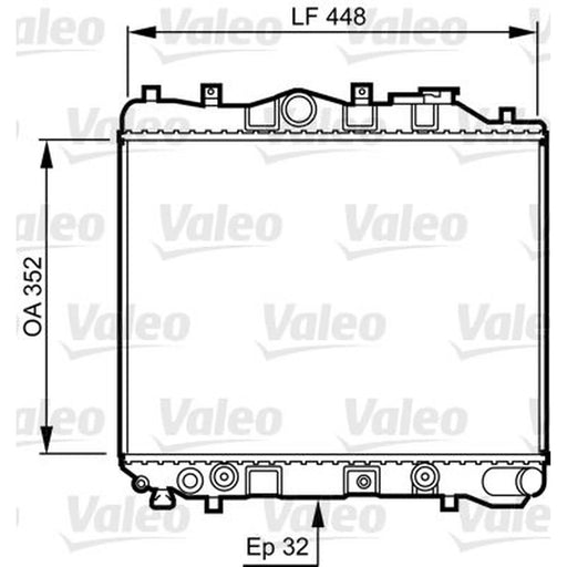 Valeo Engine Radiator 730435