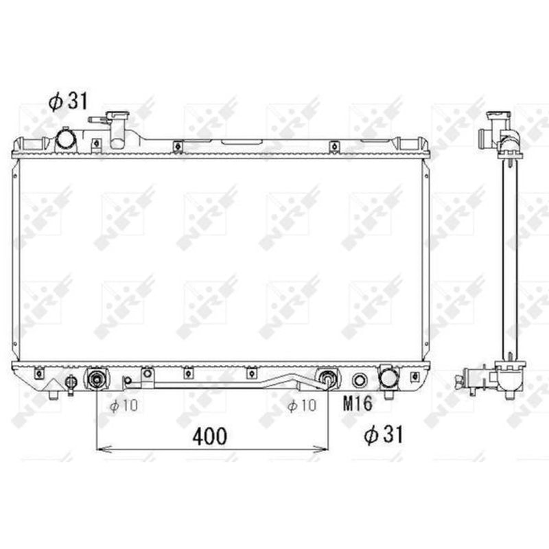 NRF Engine Radiator 53288