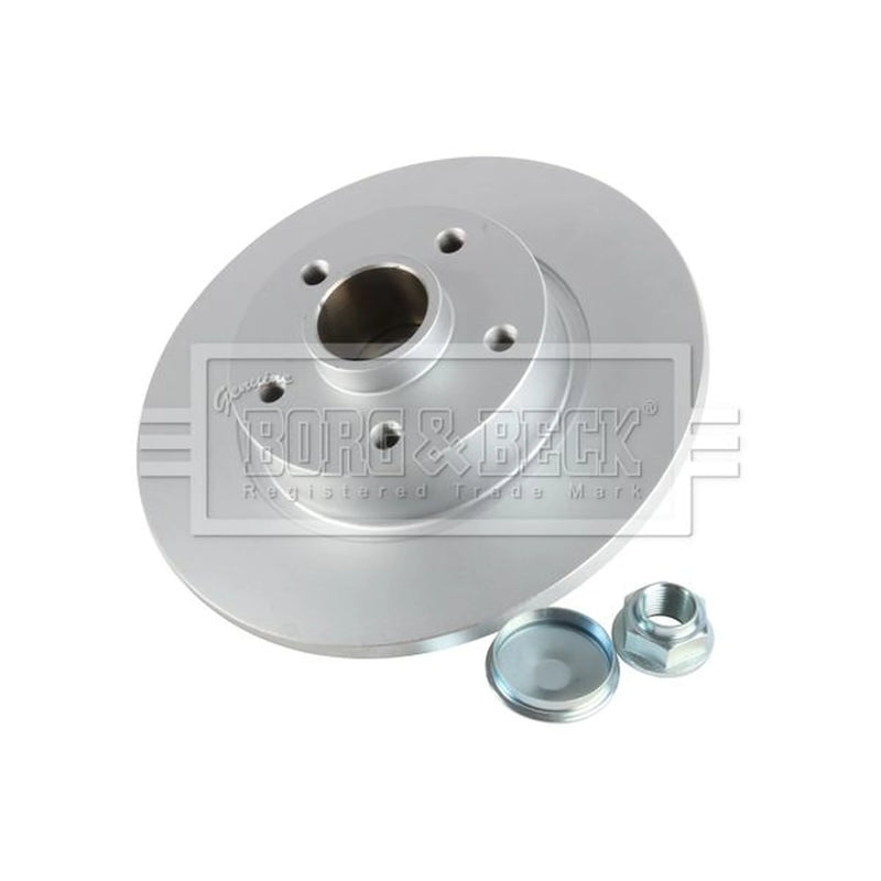 Borg & Beck 2 x Solid Rear Brake Discs BBD6117S-x2