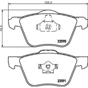 DON Front Brake Pad Set PCP1383