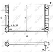 NRF Engine Radiator 529505
