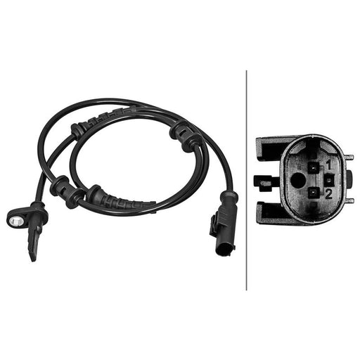 Hella ABS Wheel Speed Sensor Rear 6PU 358 217-261