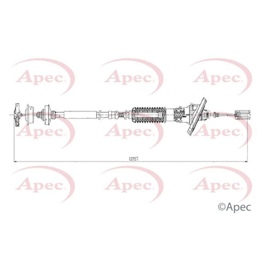 Apec Clutch Control Cable Pull CAB5014