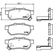 DON Rear Brake Pad Set PCP1133