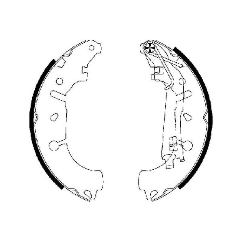 Mintex Brake Shoe Set Axle Kit MFR564