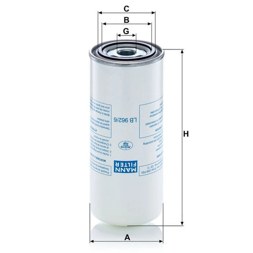 MANN-FILTER Ef 93mm LB 962/6