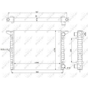 NRF Engine Radiator 519523