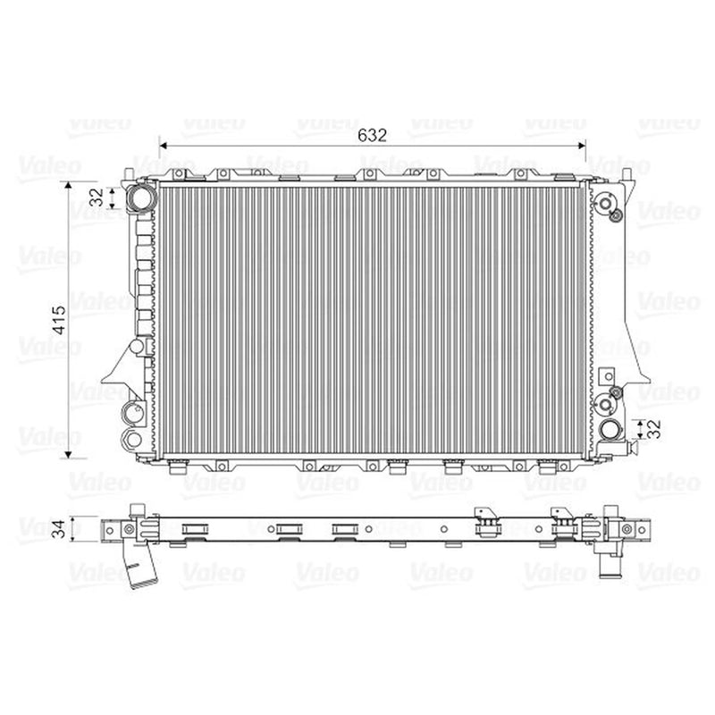Valeo Engine Radiator 731549