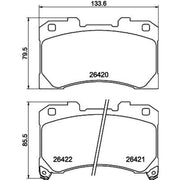 DON Front Brake Pad Set PCP2045