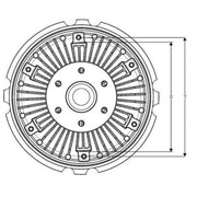 NRF Radiator Fan Clutch 49726