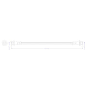 Juratek Brake Hydraulic Hose Line Right JBH1494