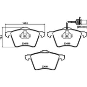 Mintex Front Brake Pad Set MDB2625