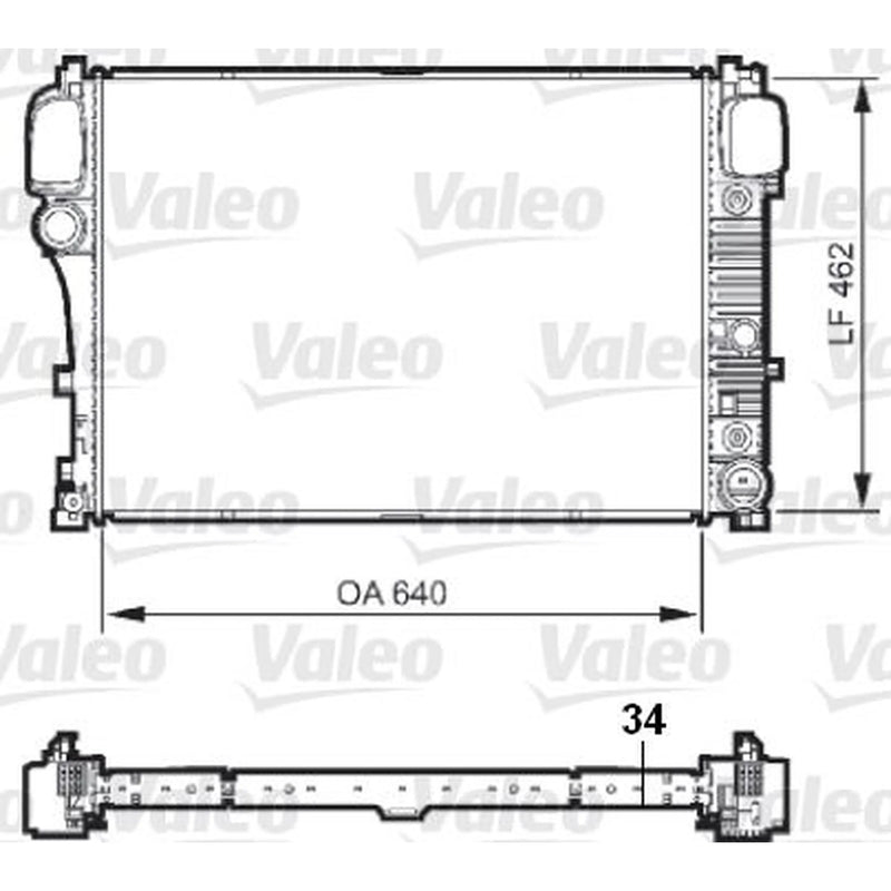 Valeo Engine Radiator 735298