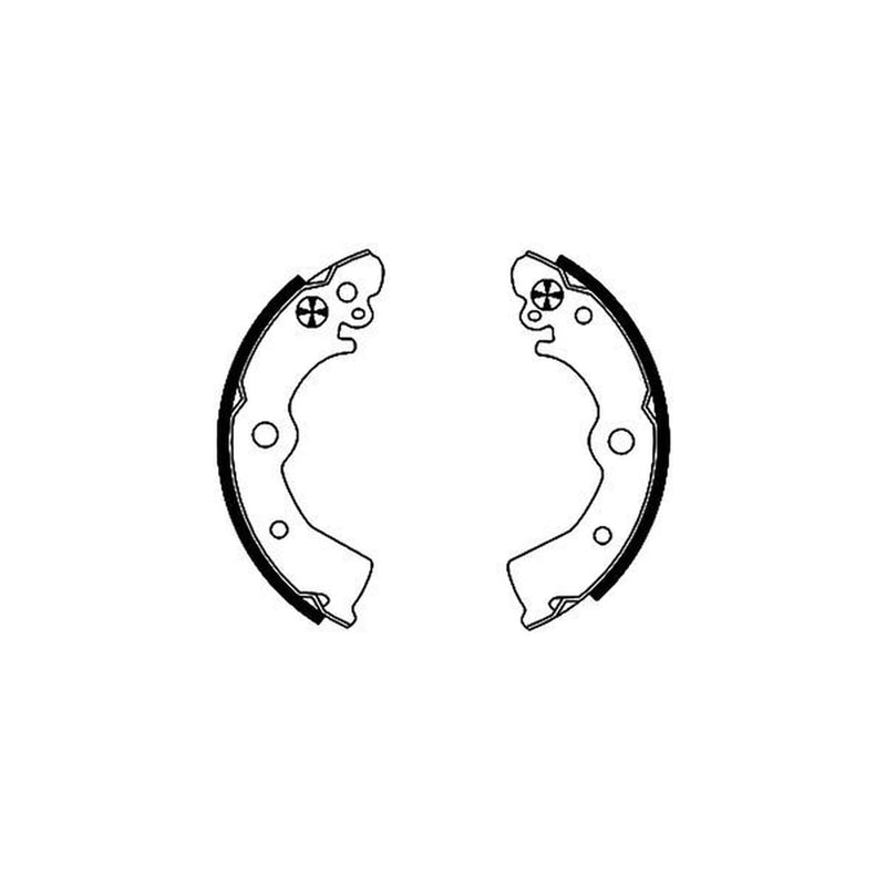 Mintex Brake Shoe Set Axle Kit MFR379