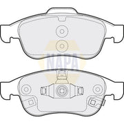 NAPA Front Brake Pad Set NBP1782