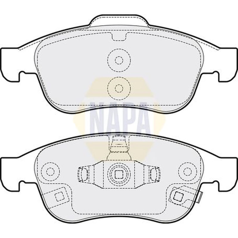 NAPA Front Brake Pad Set NBP1782