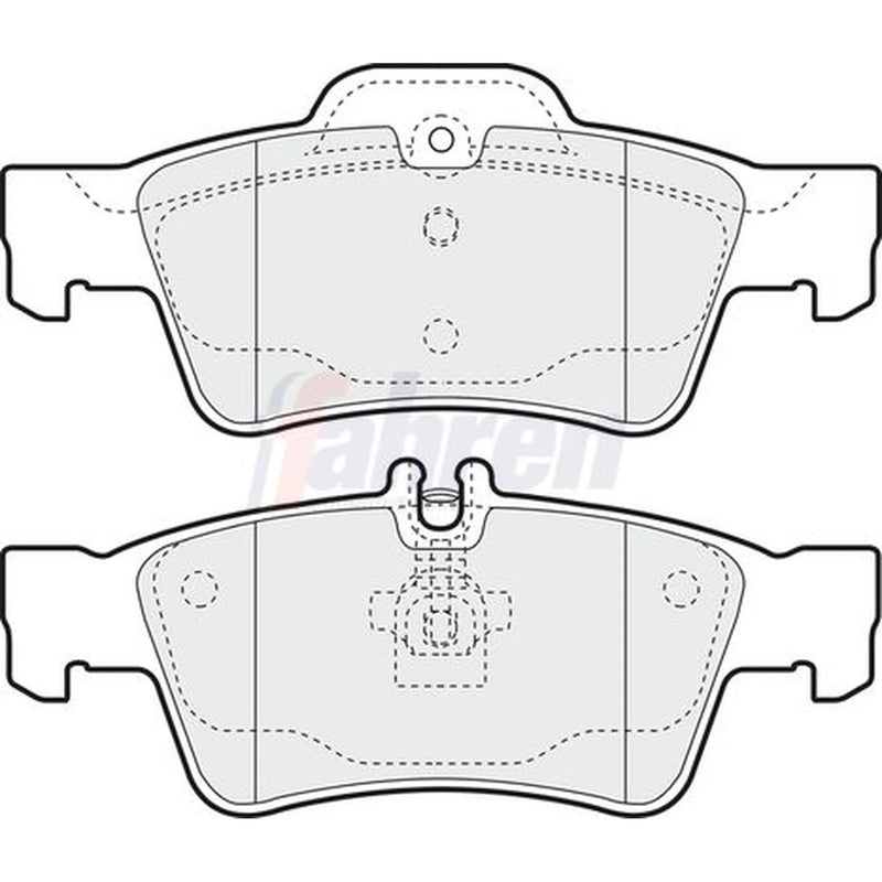 Fahren Rear Brake Pad Set FBP3187