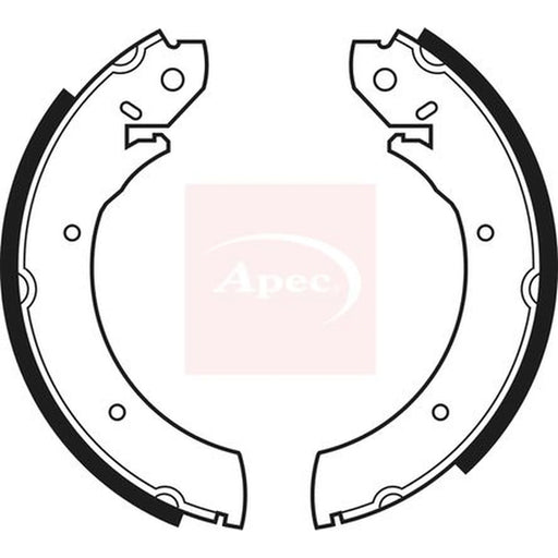 Apec Brake Shoe Set Axle Kit SHU234