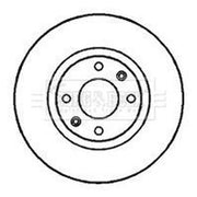 Borg & Beck 2 x Vented Front Brake Discs BBD4246-x2