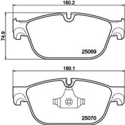 Mintex Front Brake Pad Set MDB3071
