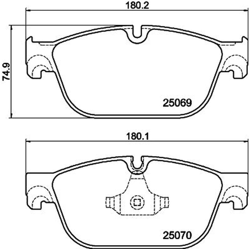 Mintex Front Brake Pad Set MDB3071