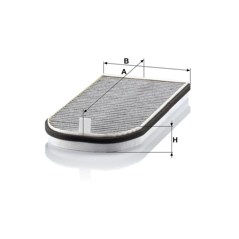 MANN-FILTER Cabin Air Filter (Pollen Filter) Bonnet CUK 3642-2