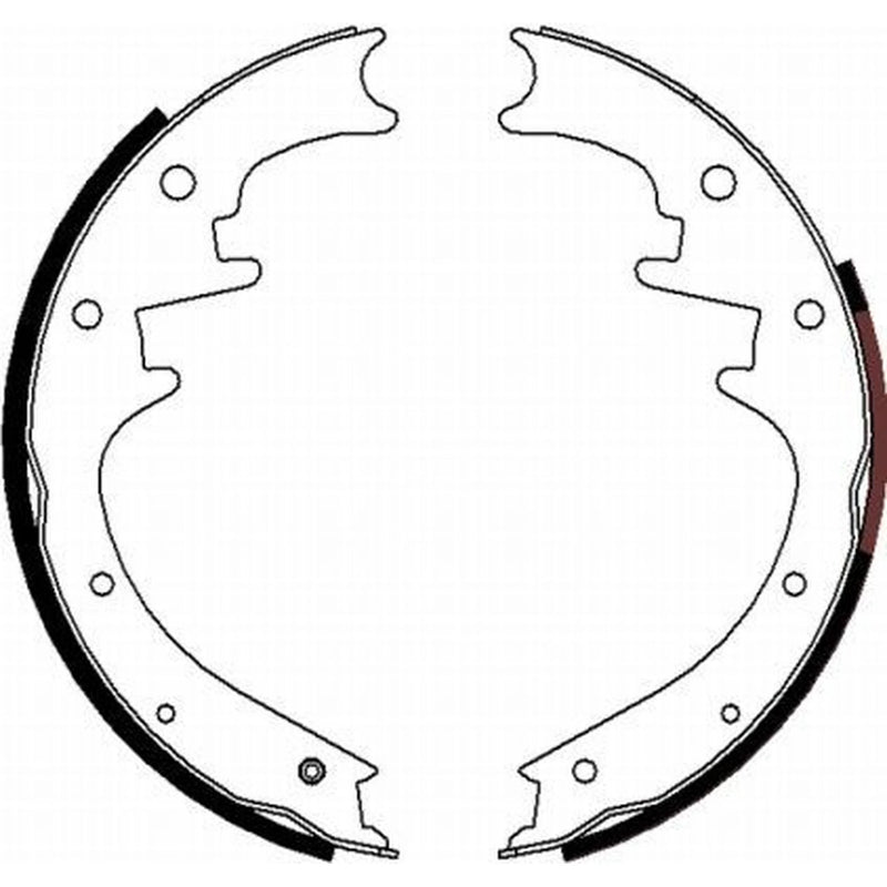 Textar Brake Shoe Set Axle Kit 91069700